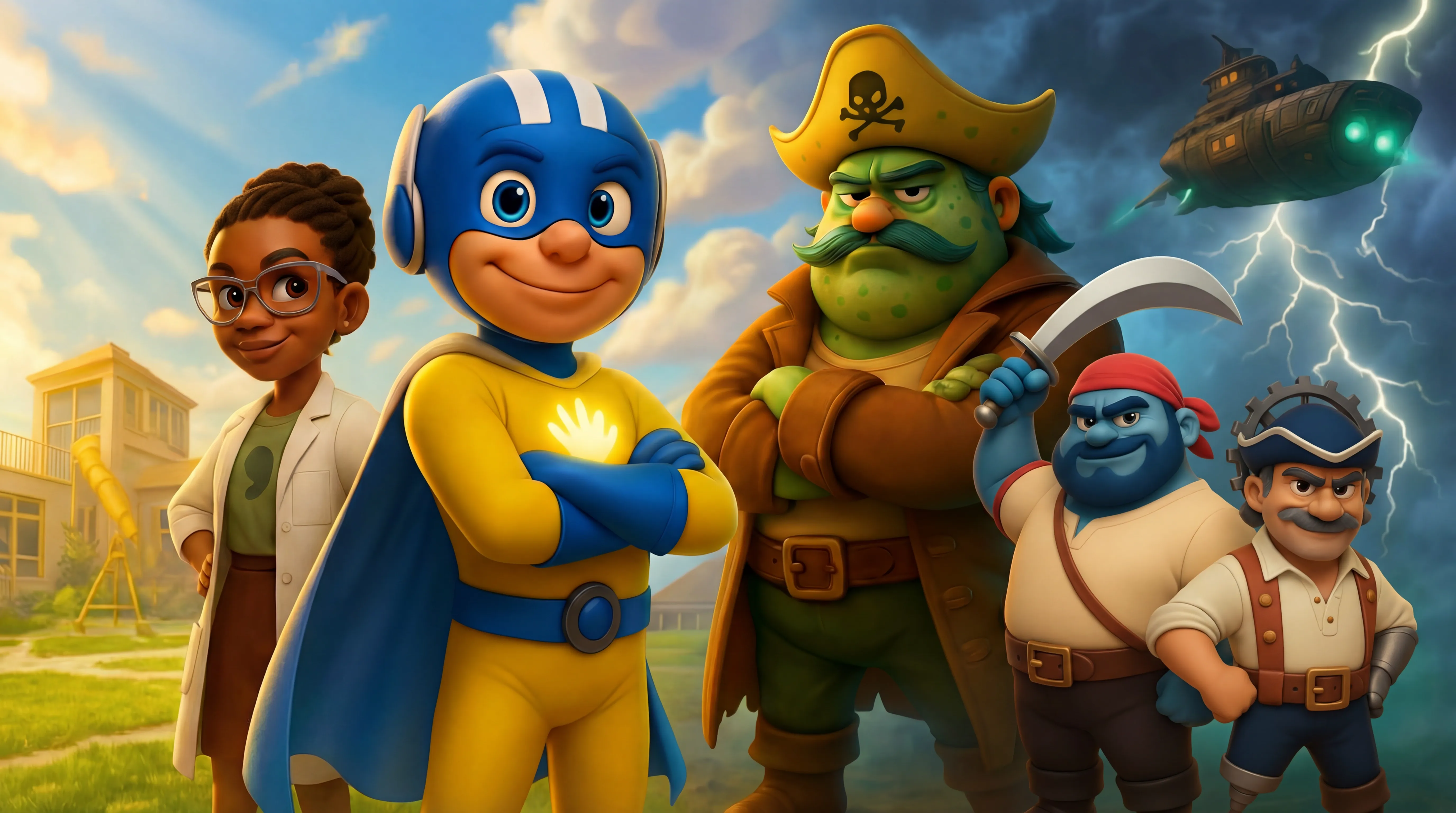 Five universum achtergrond